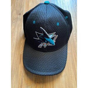 San Jose Sharks NHL Zephyr Black Hat (Stretch One Size Fits All)